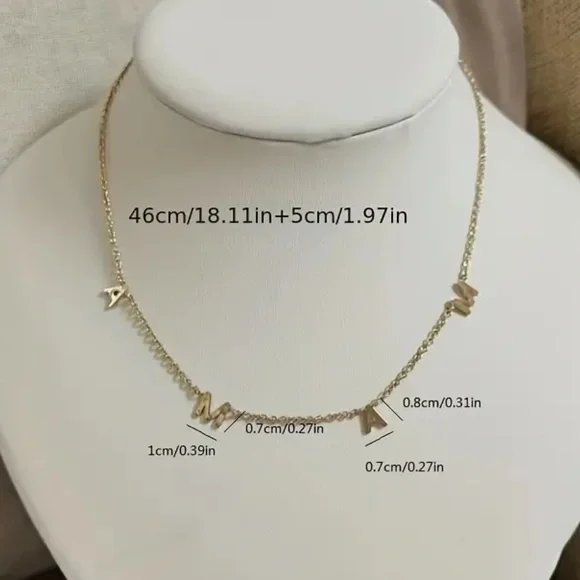 mama gold chain necklace new - Picture 3 of 4